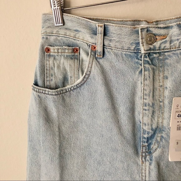 Zara Oversized Baggy Slouch High Rise Mom Jean Pants Size 8 NWT - Picture 6 of 12